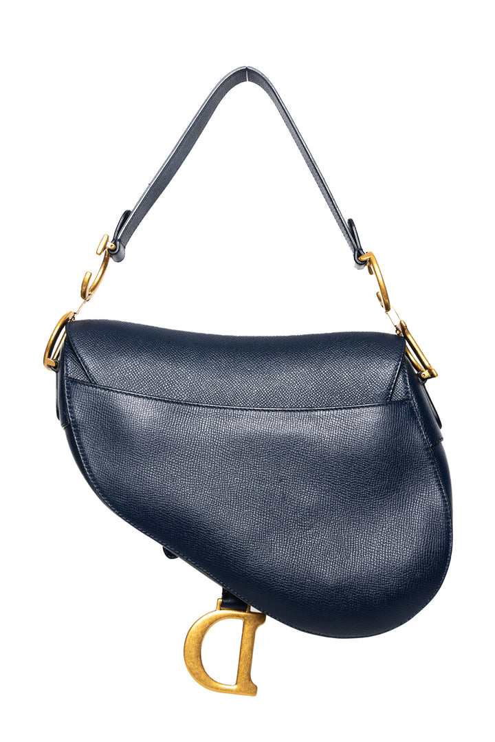 Christian Dior 2020 Calfskin Saddle Bag