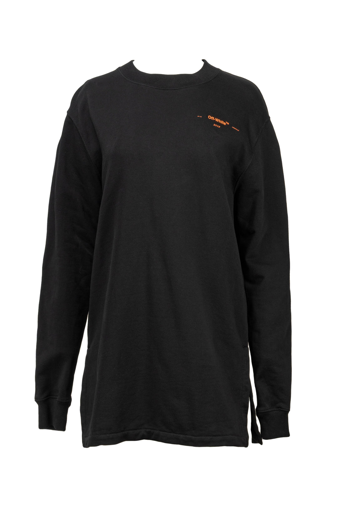 Off White Size S Beaded Embriodered Logo Sweatshirt