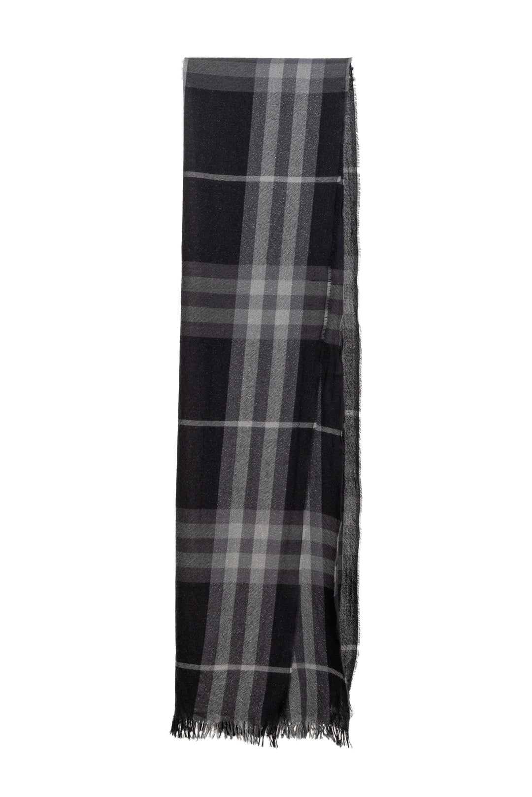 Burberry Check Fringed Scarf