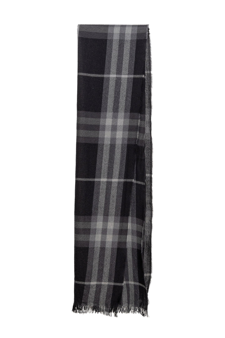 Burberry Check Fringed Scarf