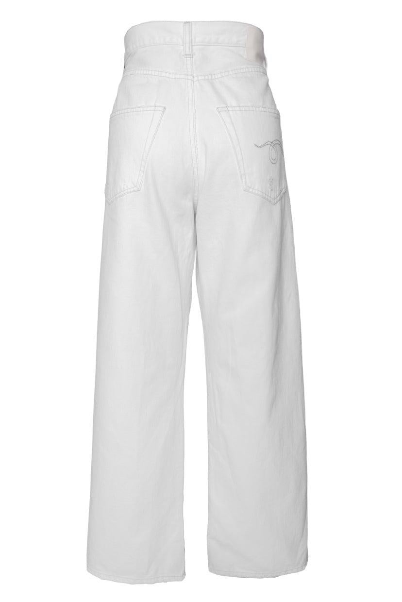 R13 Size 24 Damon Pleated Wide Leg Jeans