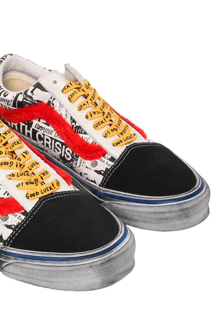 Vans x Gallery Dept Mens Size 10.5 Old Skool Good Luck Sneakers