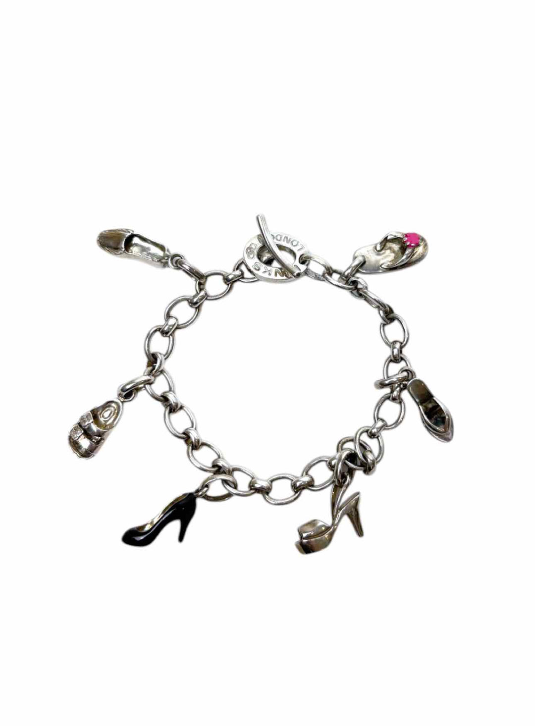 Links of London Silver Shoe Charm Bracelet
