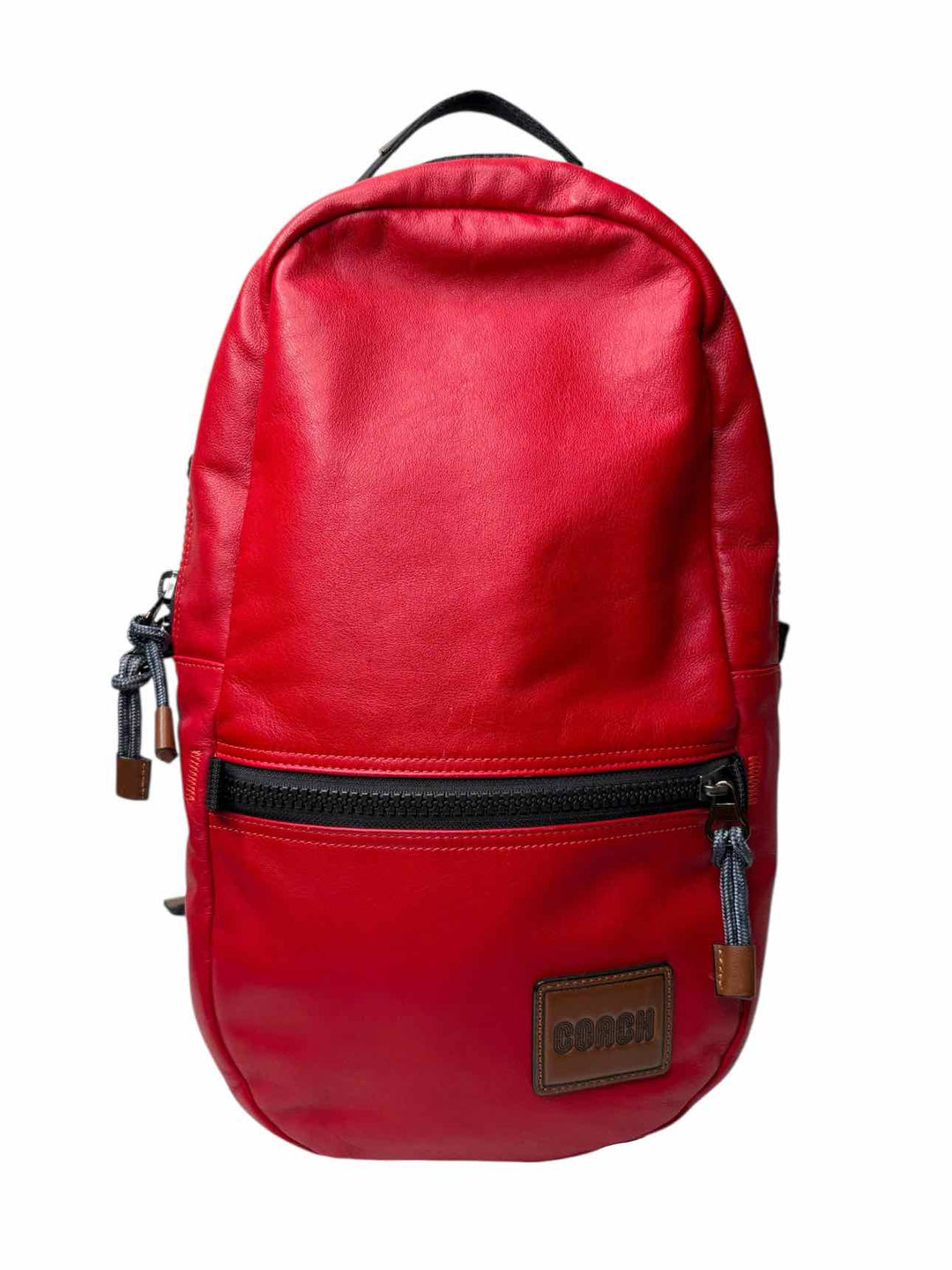 Coach Red LeatherBackPack