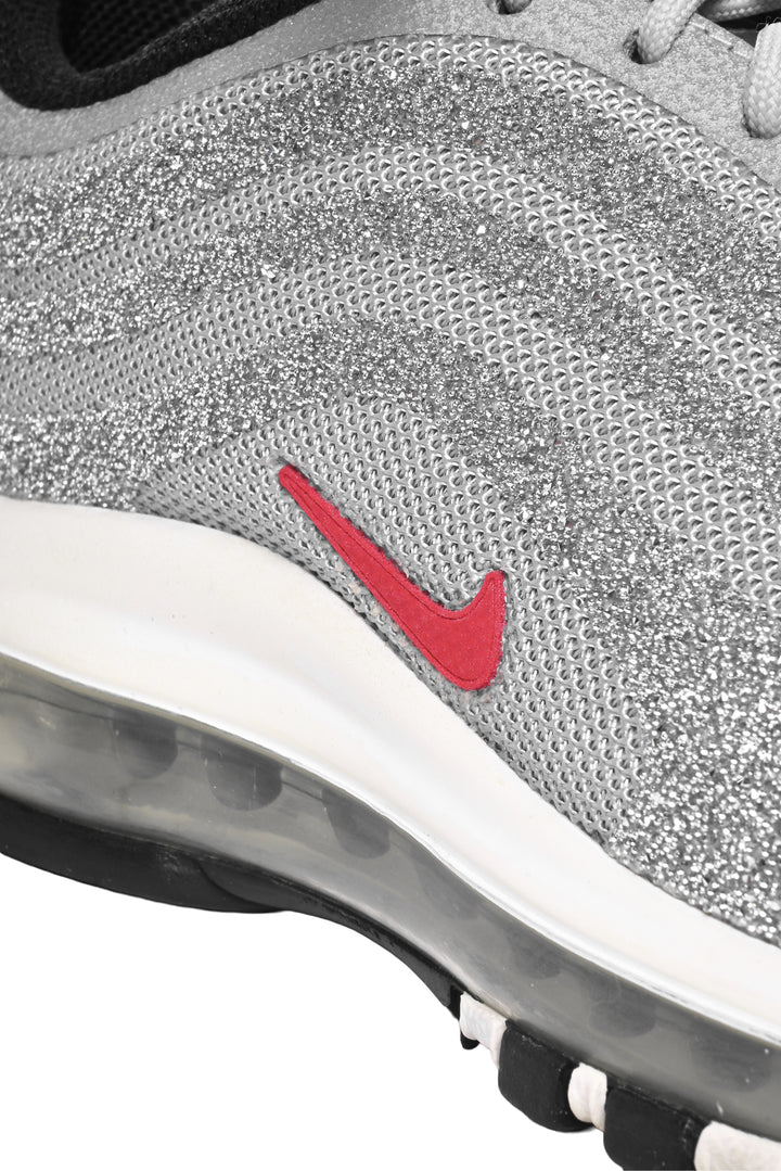 Nike Size 36.5 Air Max 97 LX Swarovski Silver Bullet Sneaker