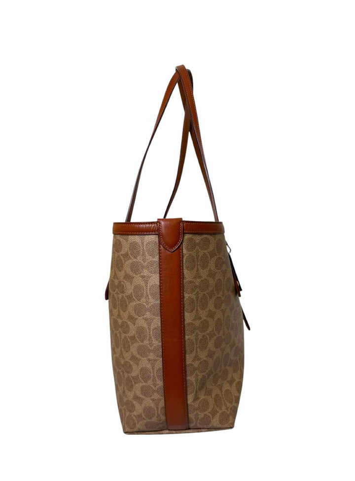 Coach Coated Canvas Market Tote Purse