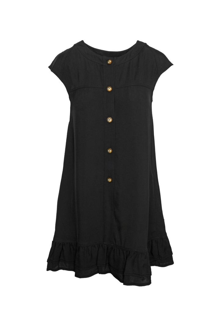 Fendi Size XS Sleeveless Half-Button Mini Dress