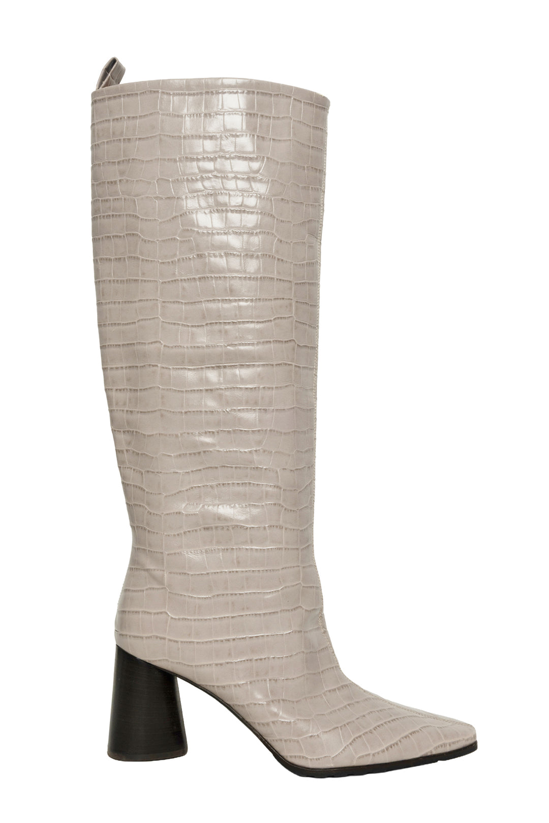Lorena Antoniazzi Size 39 Croc Embossed Knee High Boots
