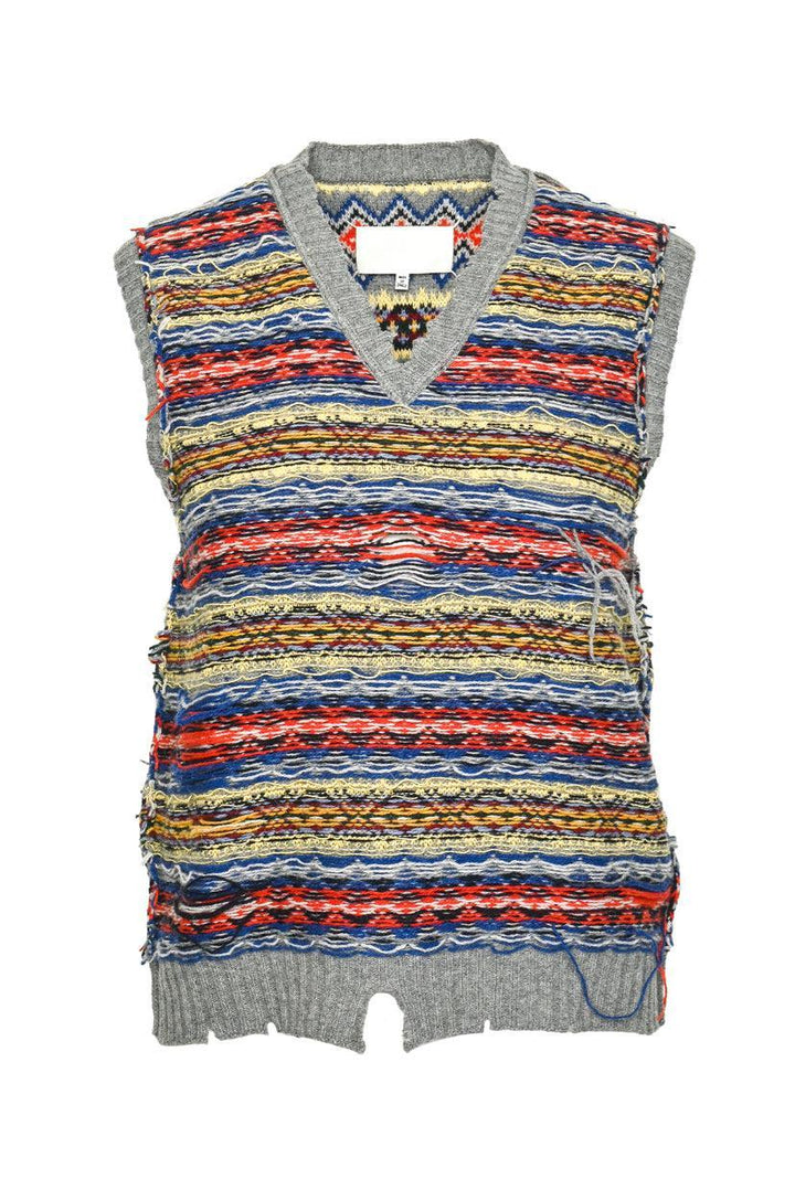 Maison Martin Margiela Size M Distressed Sweater Vest