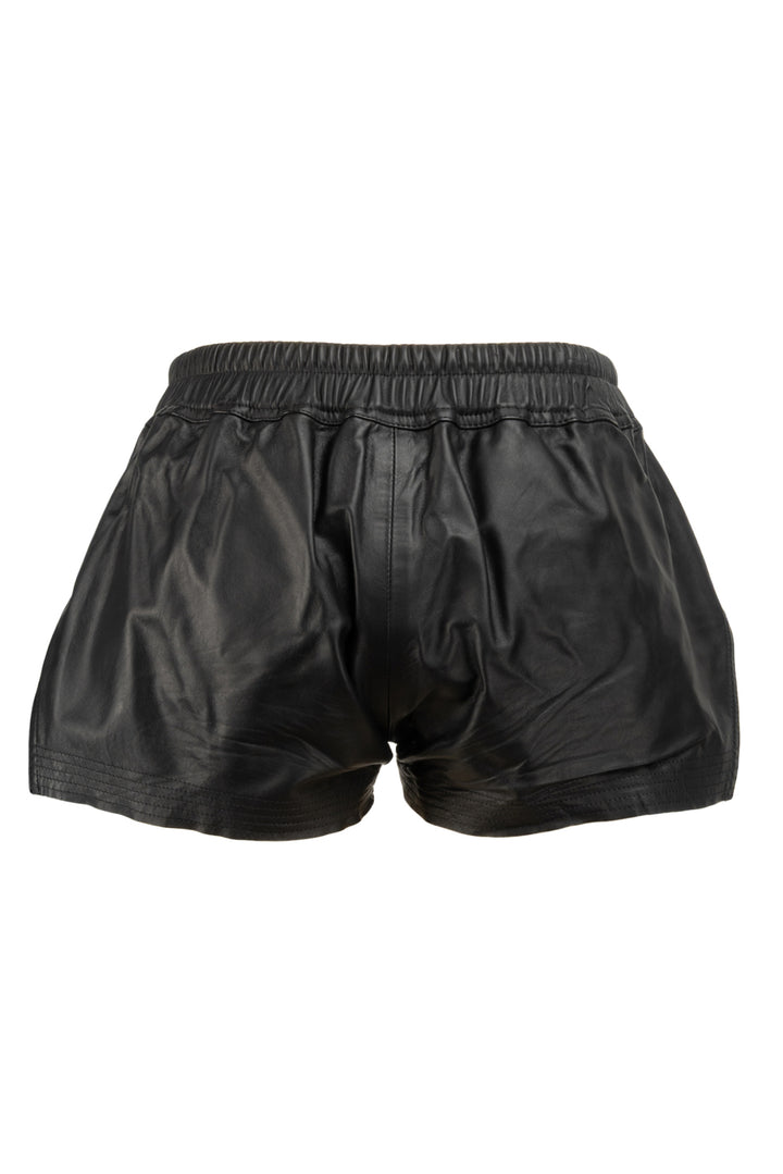 Rick Owens Size 4 2024 Lido Fog Leather Boxer Shorts
