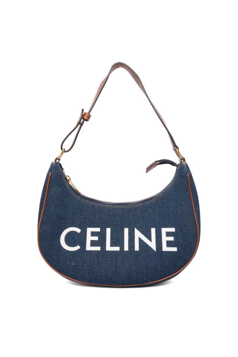 2021 Celine Denim Ava Shoulder Bag