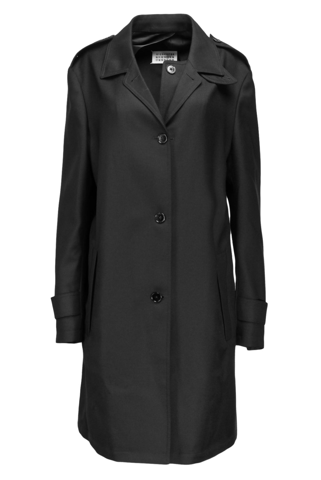 Maison Margiela Size 42 Men's Wool & Mohair Blend Trench Coat