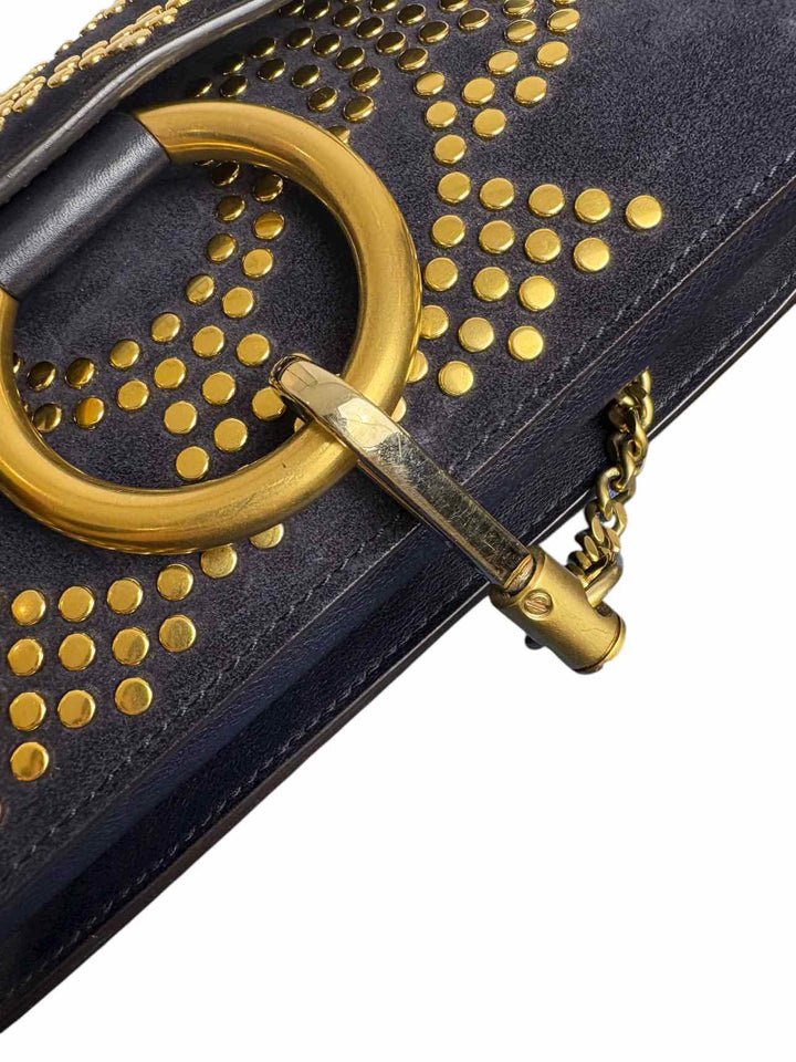 Chloe Small Faye Suede Studded Purse