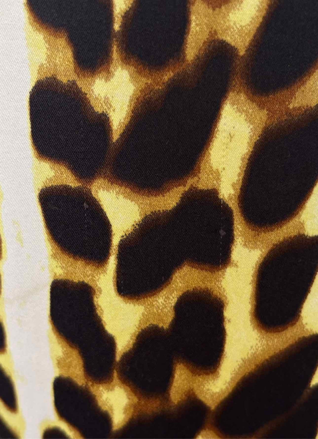 Just Cavalli Size 42 Silk Animal Print  Dress