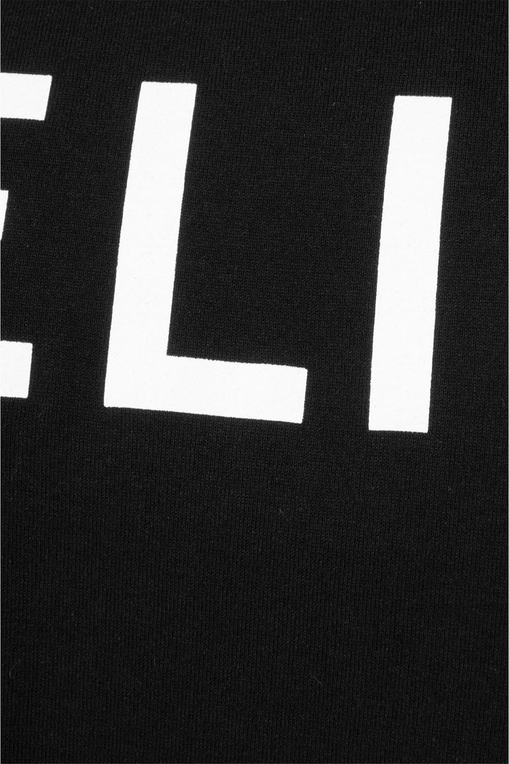 Celine Size M Men's Loose Cotton Jersey Logo T-shirt