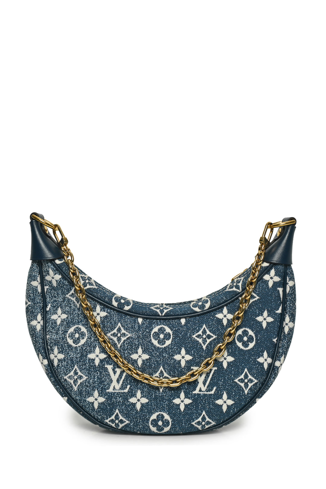 Louis Vuitton 2022 Monogram Jacquard Denim Loop Shoulder Bag