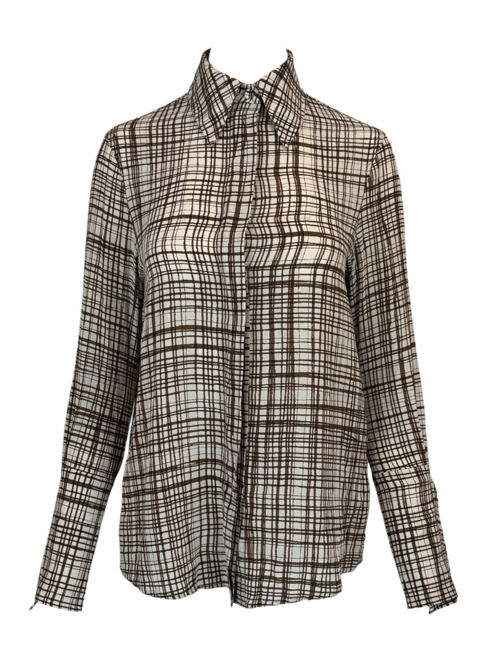 Erika Cavallini Size 38 Pattern Blouse