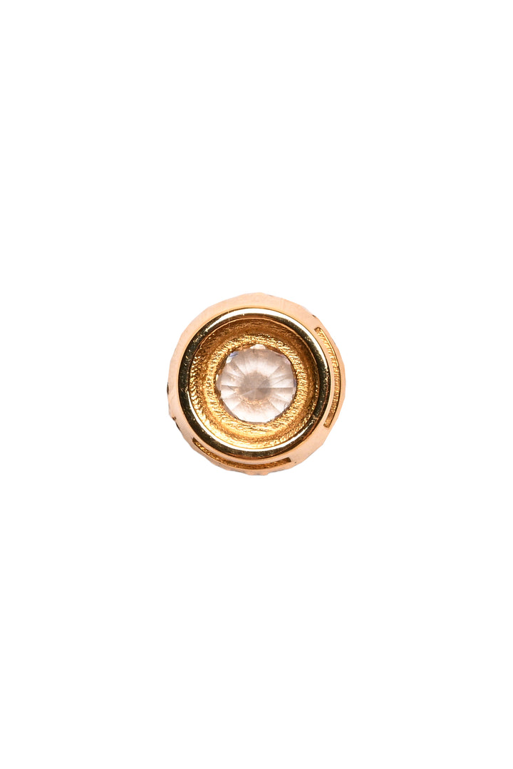 Idyl 14K Yellow Gold Ada 0.22tcw Lab Grown Halo Diamond Pendant