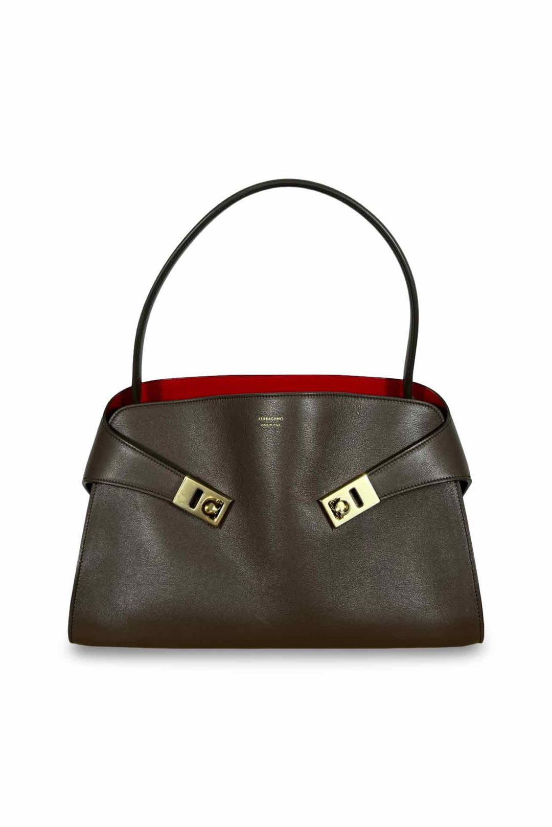 Salvatore Ferragamo Small Hug Soft Shoulder Bag
