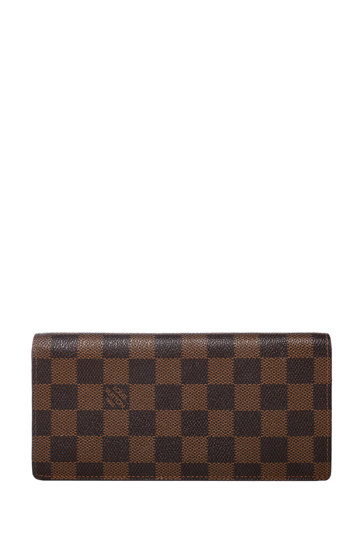 Louis Vuitton 2010 Damier Ebene Brazza Wallet