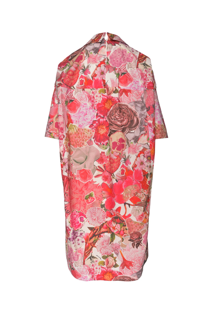 Marni Size 42 Floral Print Shirt Dress