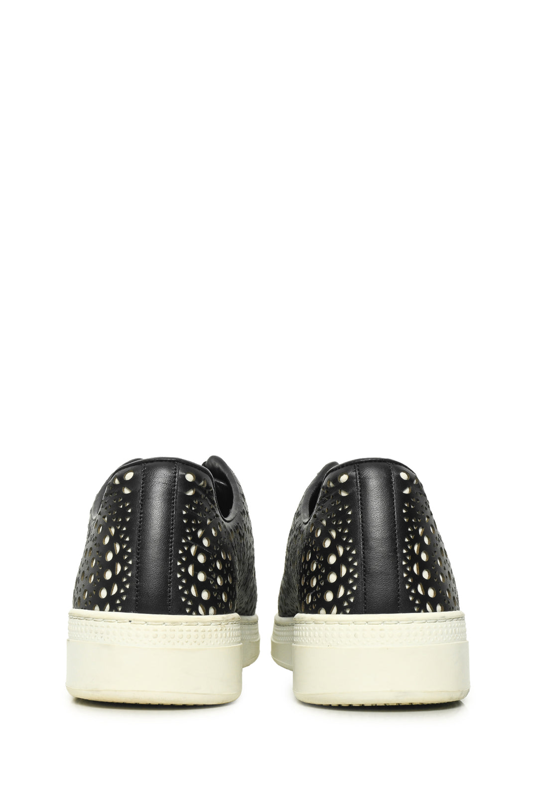 Alaia Size 36 Laser Cut Leather Sneaker