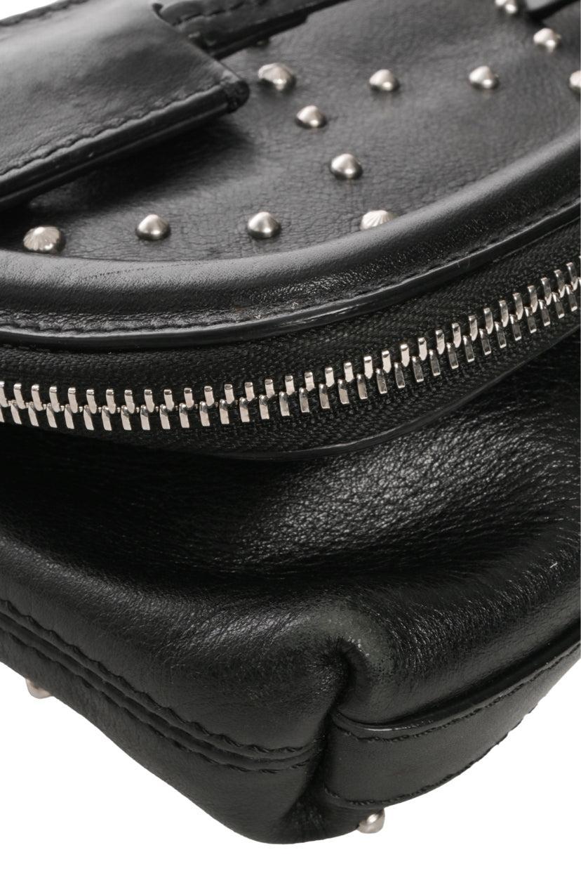 Alexander Mcqueen Studded Padlock Skull Clutch