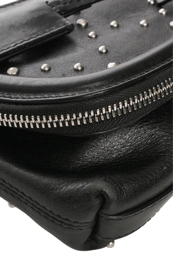 Alexander Mcqueen Studded Padlock Skull Clutch