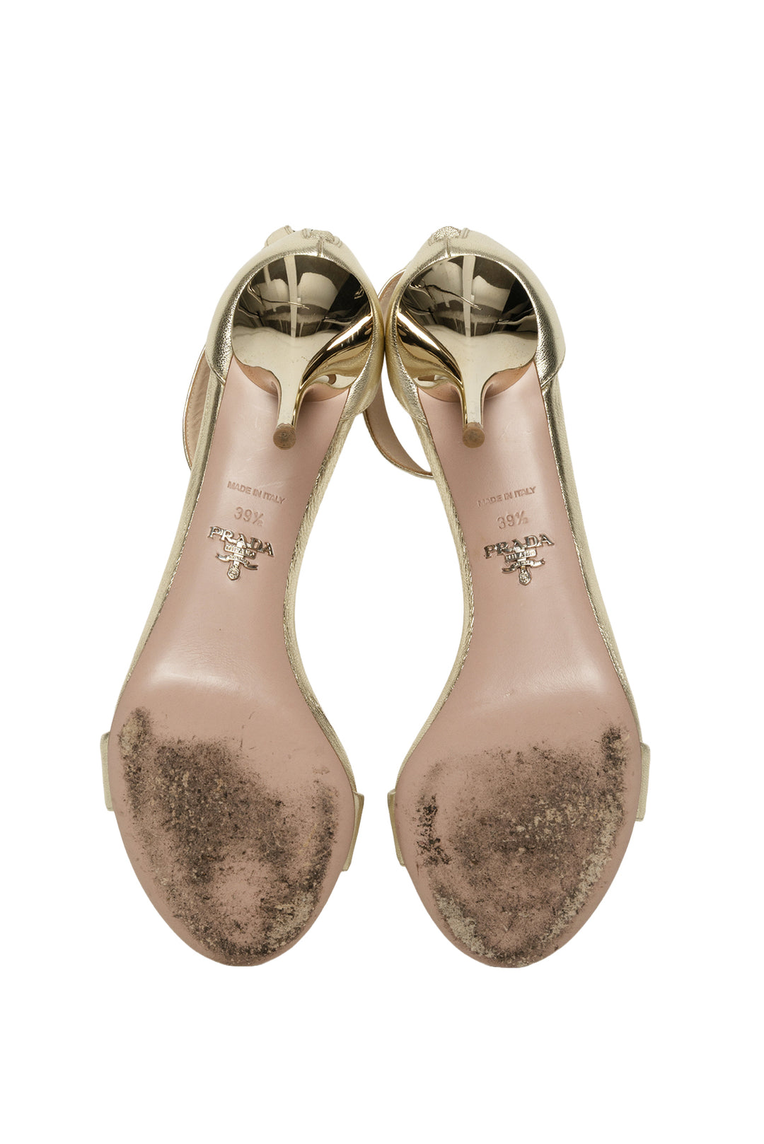 Prada Size 39.5 Heeled Sandals