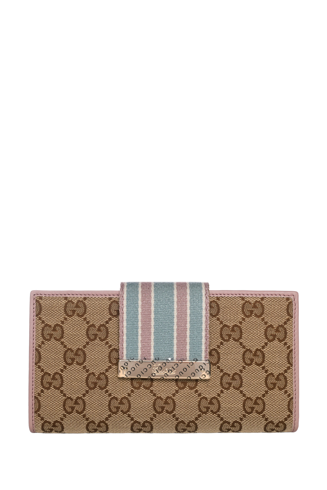 Gucci GG Canvas Vintage Wed Continental Long Wallet