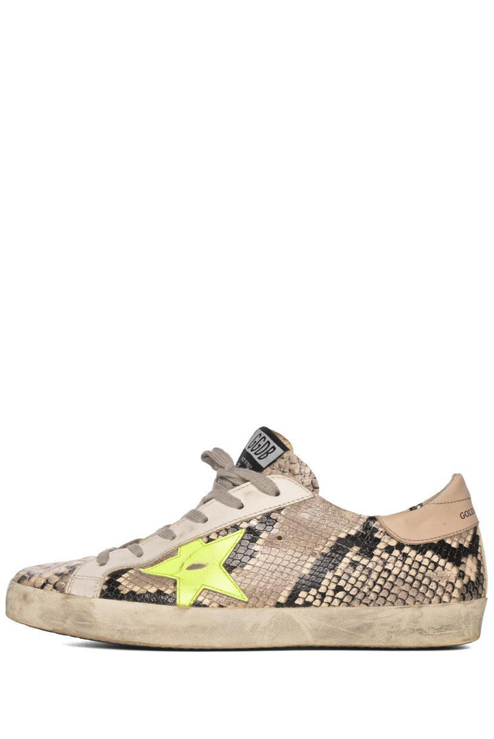 Golden Goose Size 40 Super Star Phyton Sneaker.