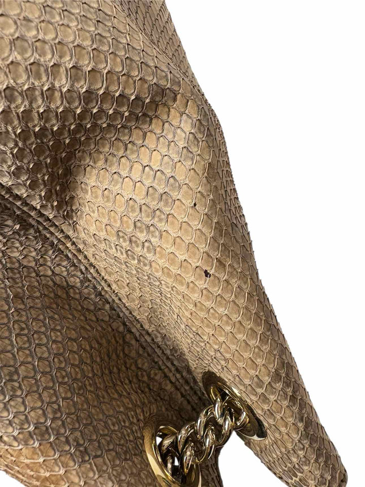 Gucci Python Soho Chain Shoulder Bag Purse