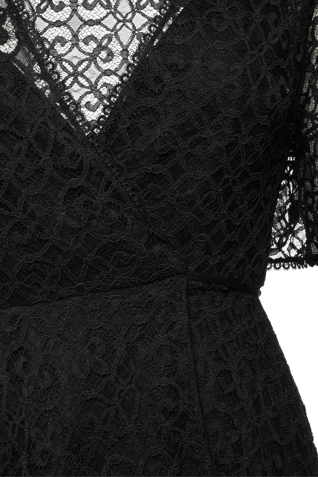 Jonathan Simkhai Size S Isabella Lace Wrap Mini Dress