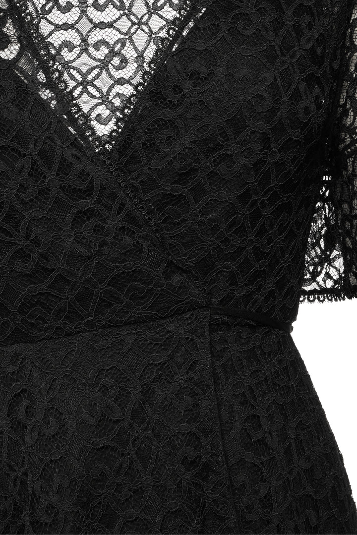 Jonathan Simkhai Size S Isabella Lace Wrap Mini Dress