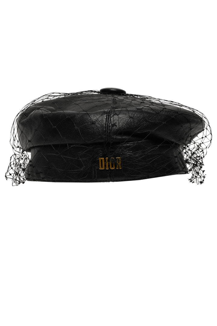 Dior Arty Veil Newsboy Hat