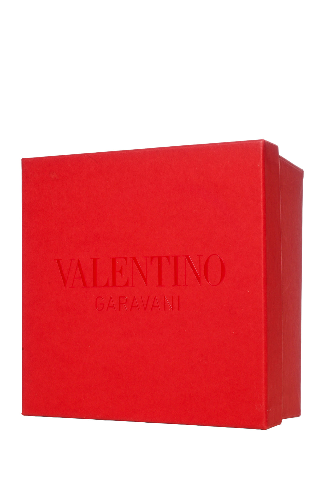Valentino Size S VLogo Crystal-Embellished Reversible Leather Belt