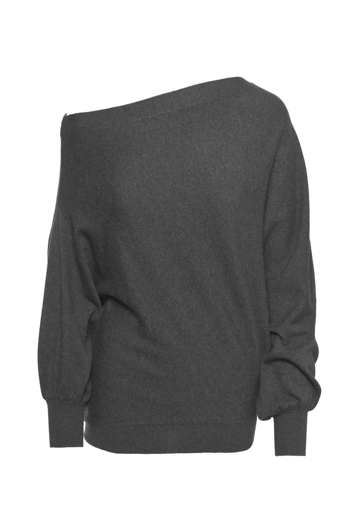 Brunello Cucinelli Size L Off The Shoulder Cashmere Sweater