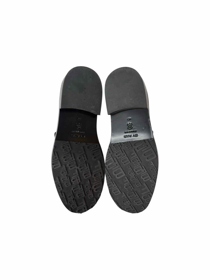 By Far Croc Embossed Leather Size 40 Loafers