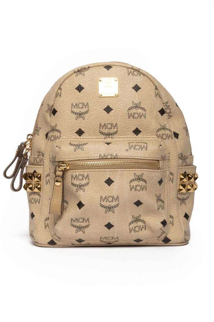 MCM Visetos Mini Stark Side Studs BackPack