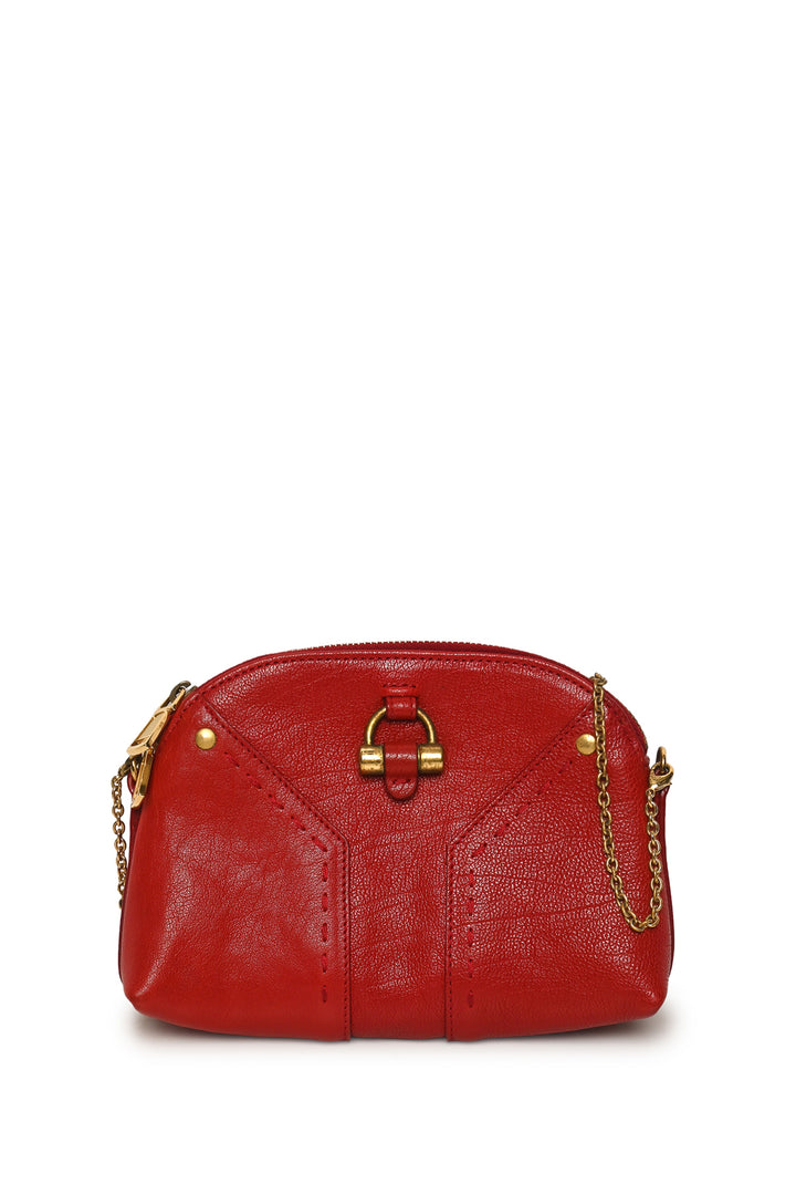 Saint Laurent Calfskin Leather Mini Muse Chain Shoulder Bag