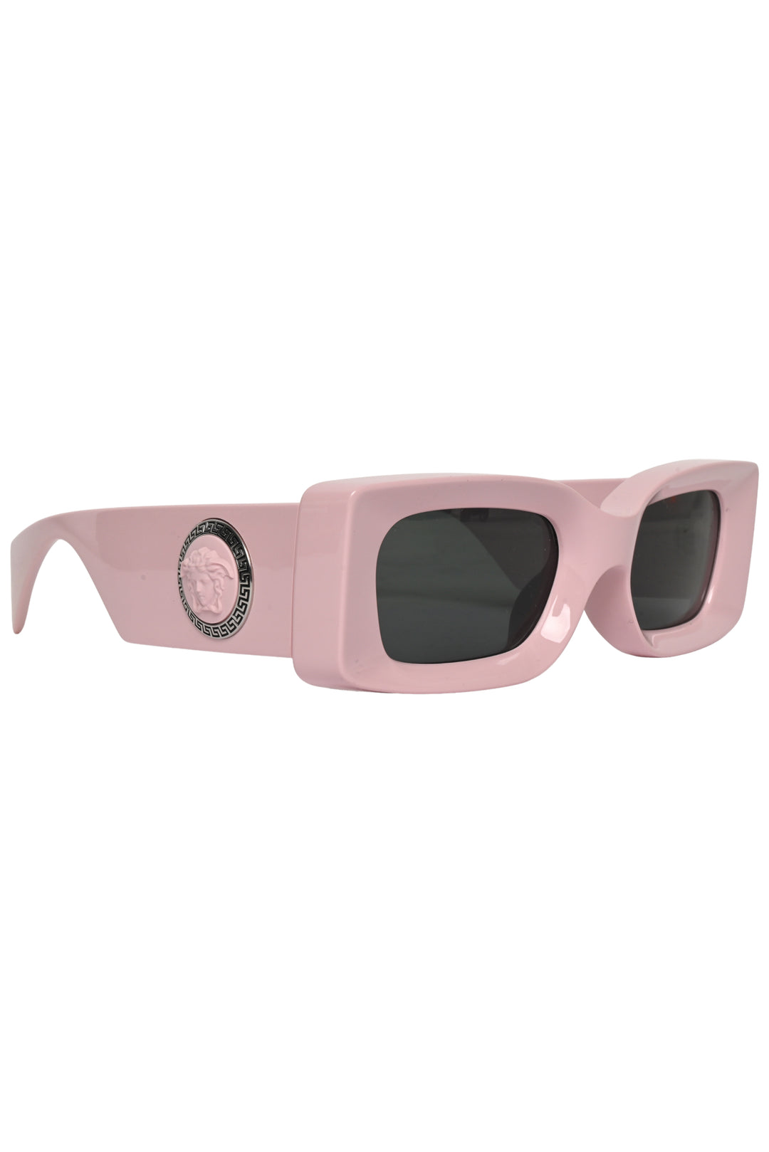 Versace Medusa Medallion Rectangular Sunglasses