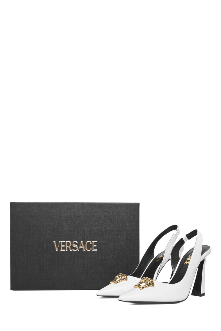 Versace Size 36 La Medusa Slingback Pumps