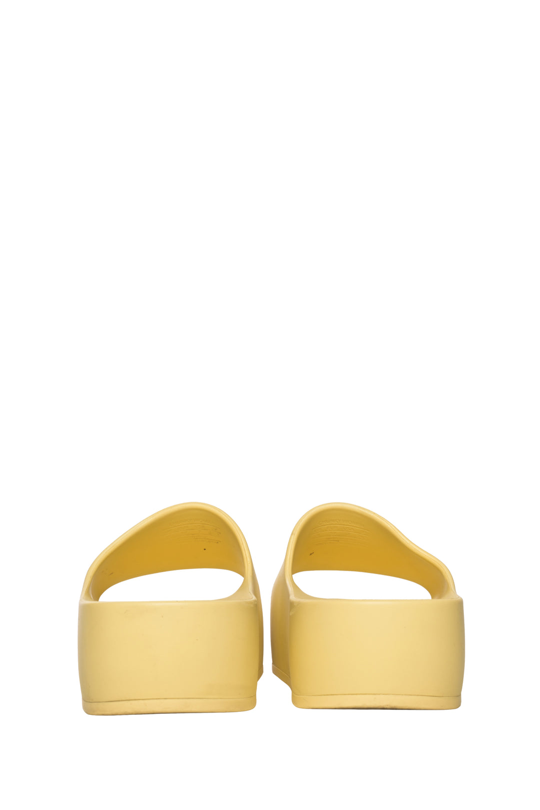 Balenciaga Size 7 Logo Platform Pool Slides