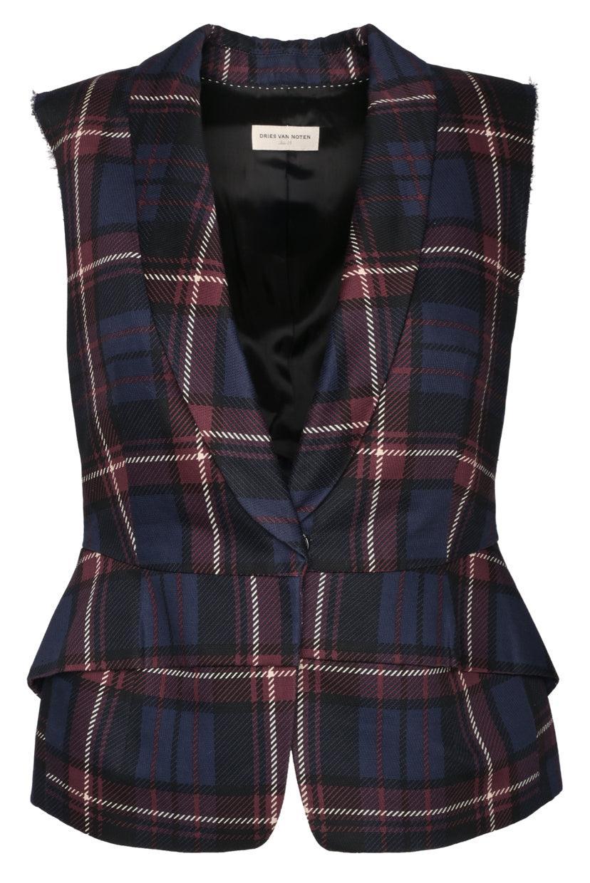 Dries Van Noten Size 38 Raw Hem Vest