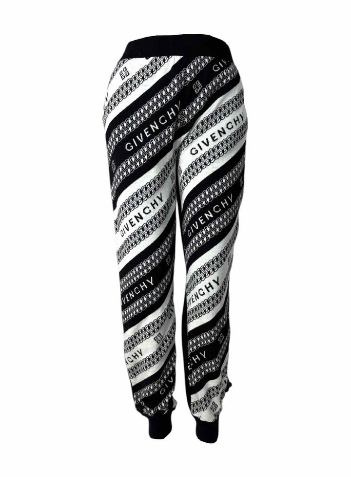 Givenchy Size XS Chain Wool Jogging Pants