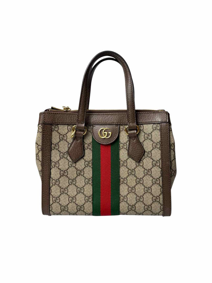 Gucci Ophidia Monogram Coated Canvas Small Tote Purse