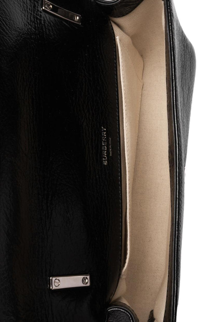 Burberry Small Lola Patent Quilted Resin Chain Bag