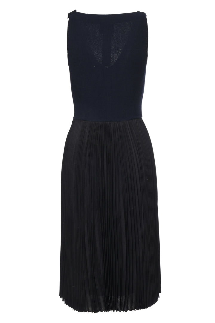 Akris Size 6 Wool Pleated Dress