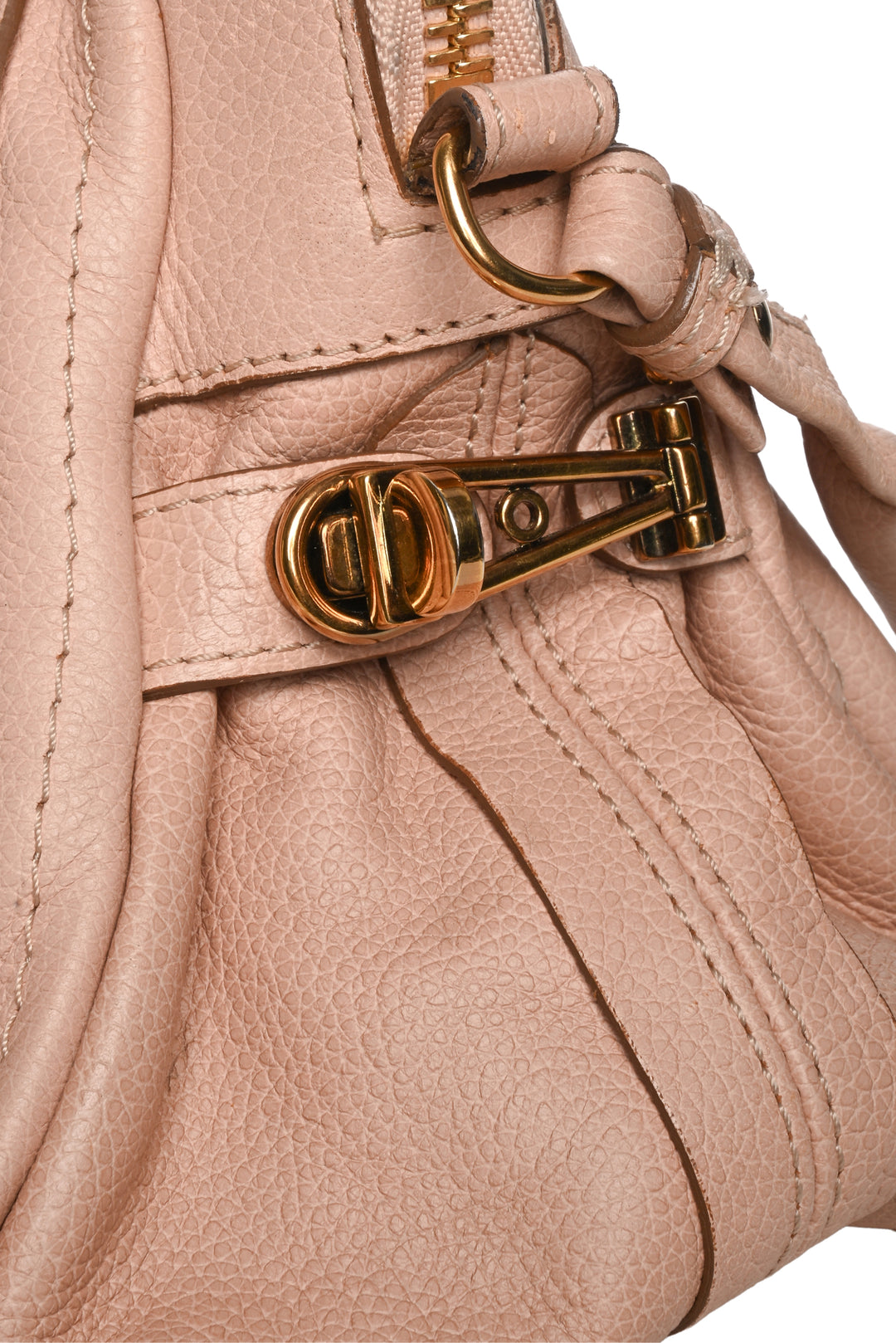 Chloe Leather Medium Paraty Shoulder Bag