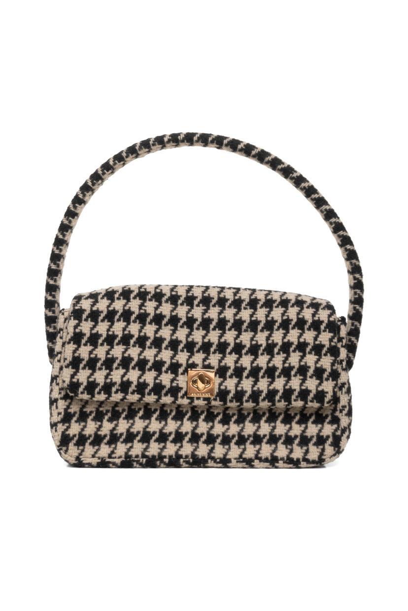 Anine Bing Houndstooth Shoulder Bag